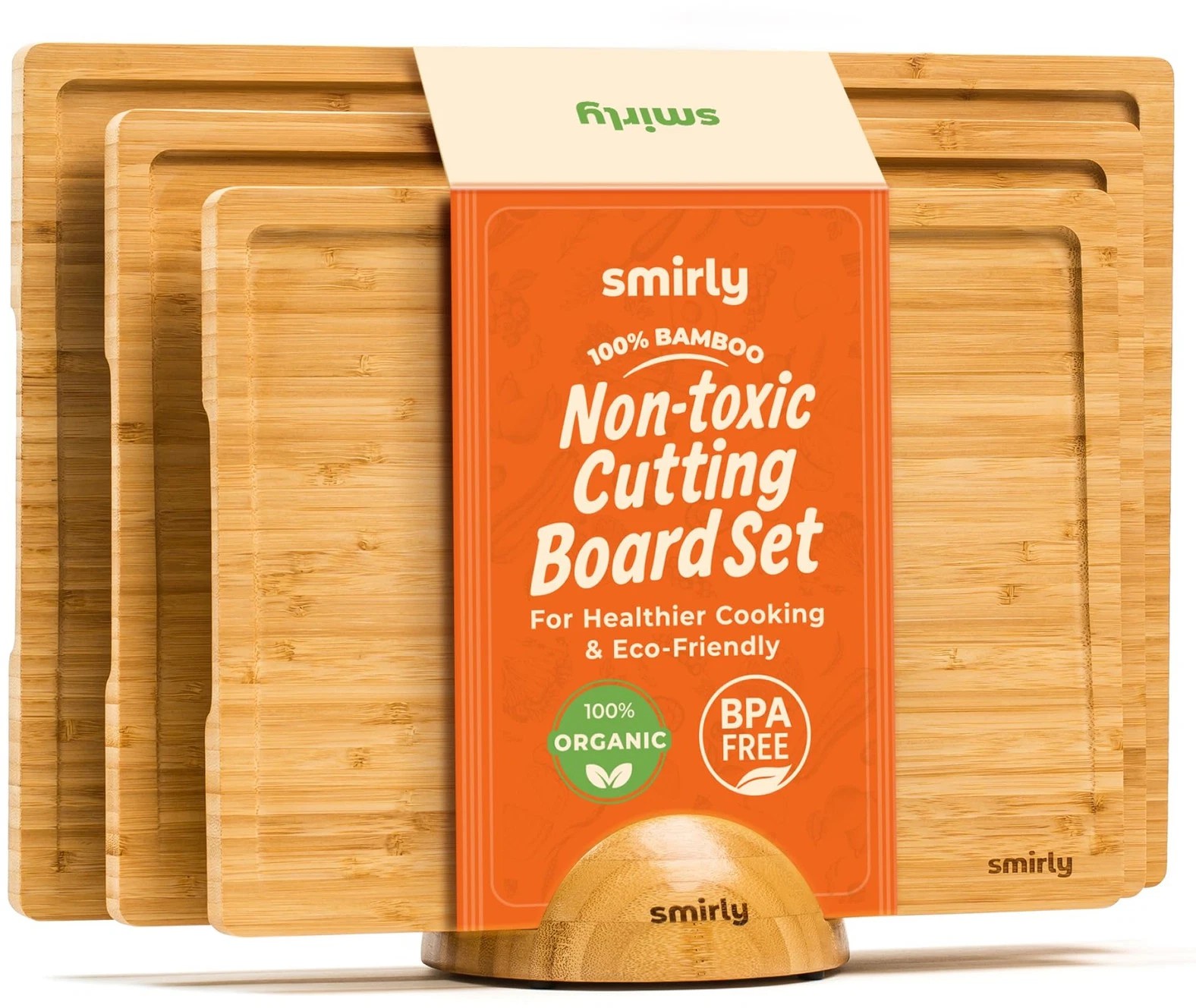 Bamboo cutting board set