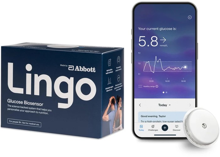 Abbott Lingo continuous glucose monitor